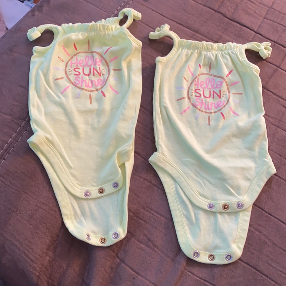 Twin tank onsies